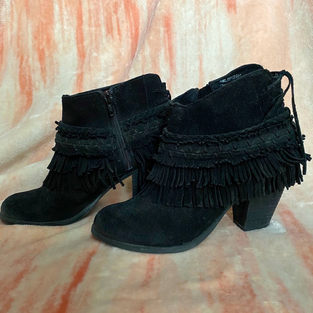 Naughty Monkey - Black Lyne Ankle bootie size 6